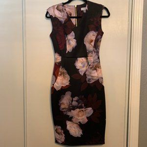 Calvin Klein Floral Dress Sz 2
